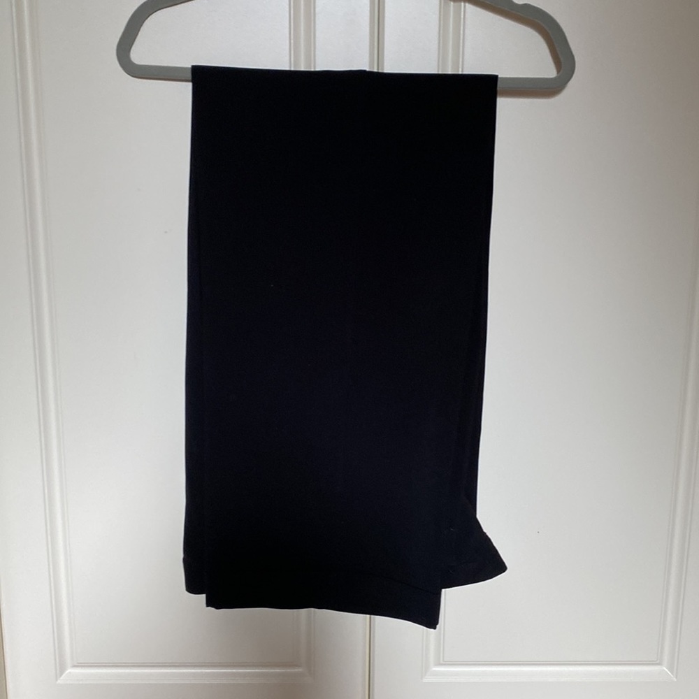 ITALIAN MADE HIGH RISE PANTS RICH BLACK COLOUR. - Picture 7 of 11